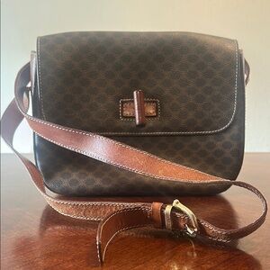 Celine Brown Leather Crossbody